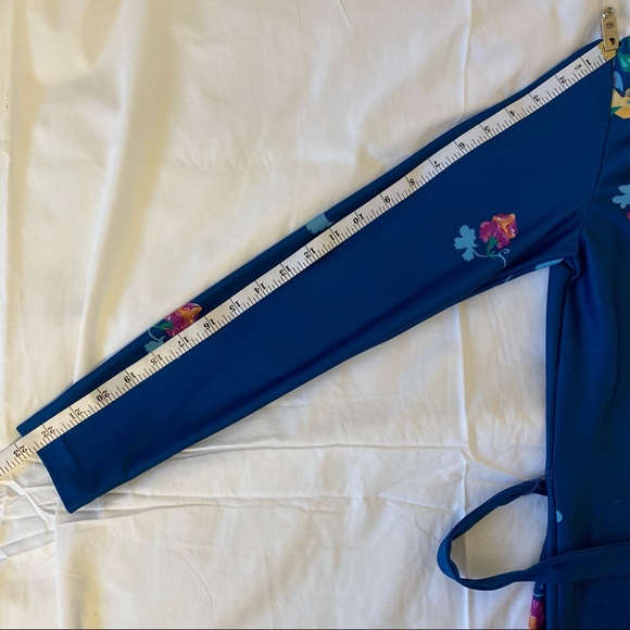 Lovely Vintage 1970’s Floral Blouson Dress from Family Fashions by Avon - M - Picture 8 of 10